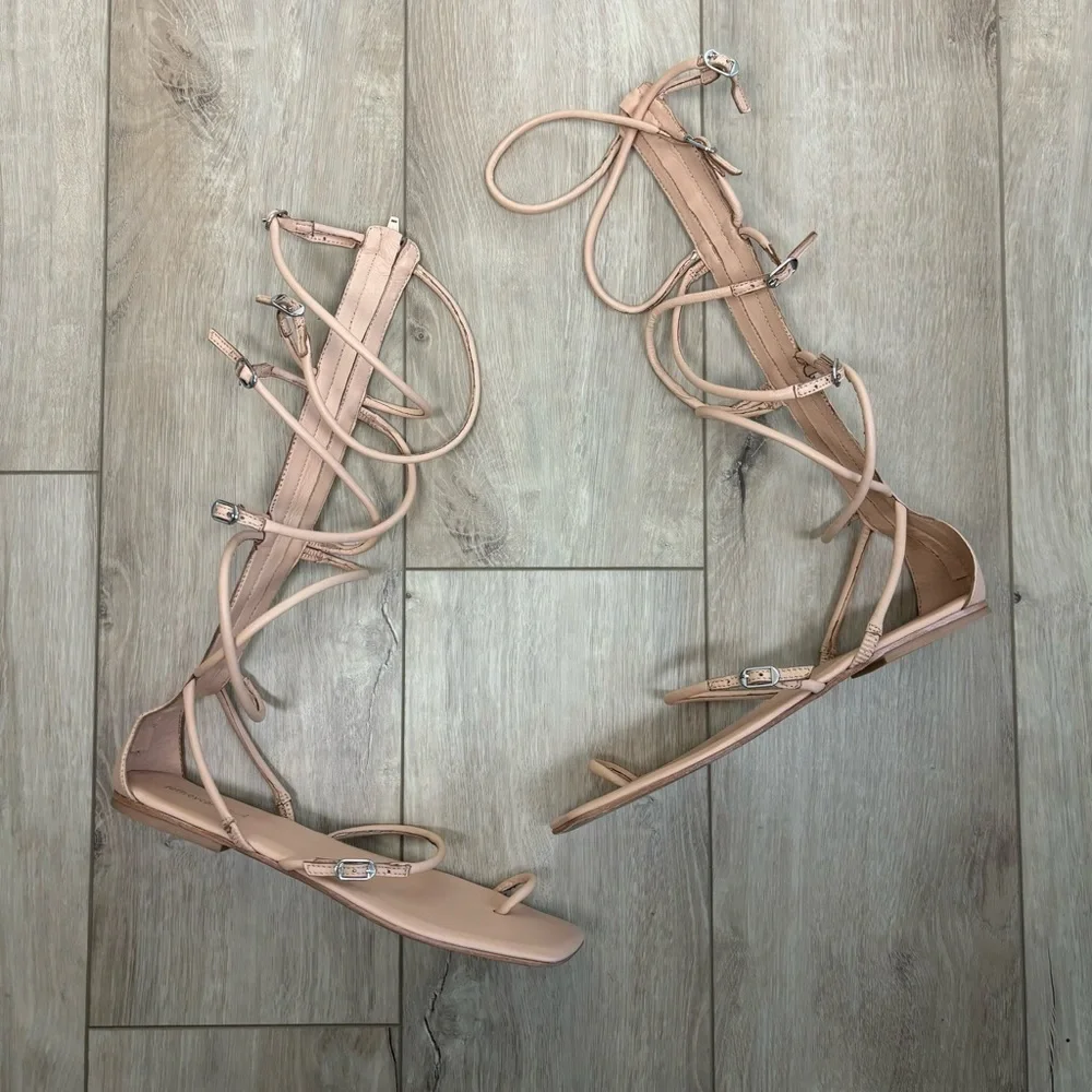 Jeffrey Campbell Gladia Sandal in Natural Size 10